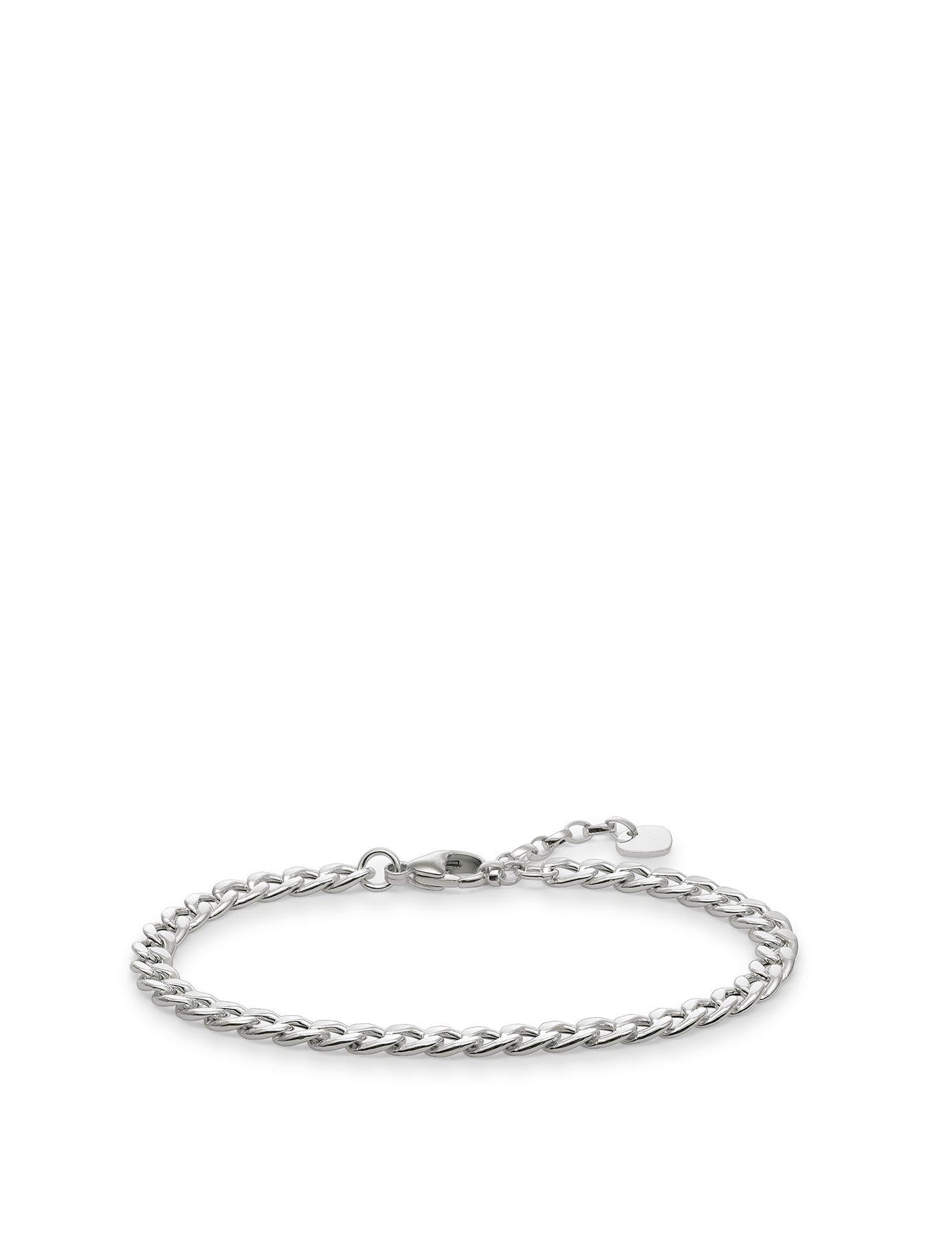 Product photograph of Thomas Sabo Silver Tennis Bracelet from very.co.uk