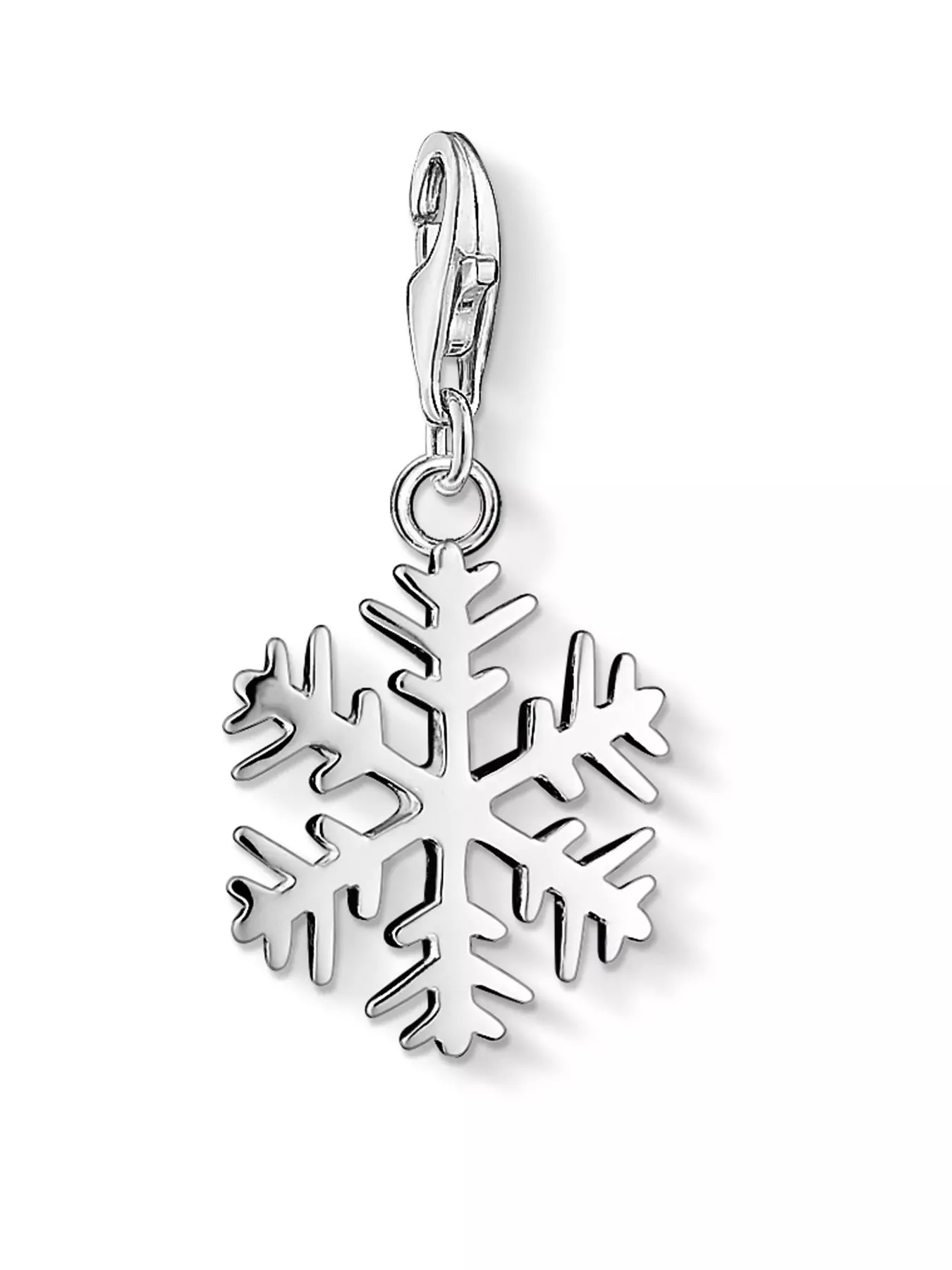 Snowflake Charms - 22mm (Per Dozen)