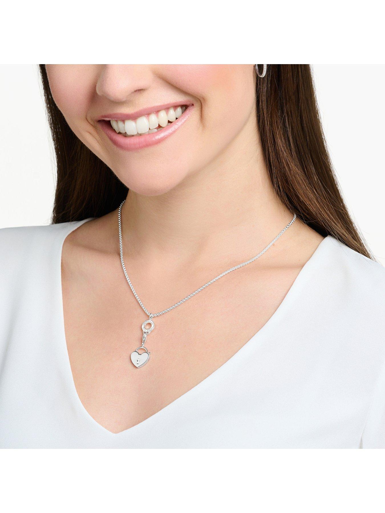 Thomas Sabo Padlock Charm Pendant very.co.uk