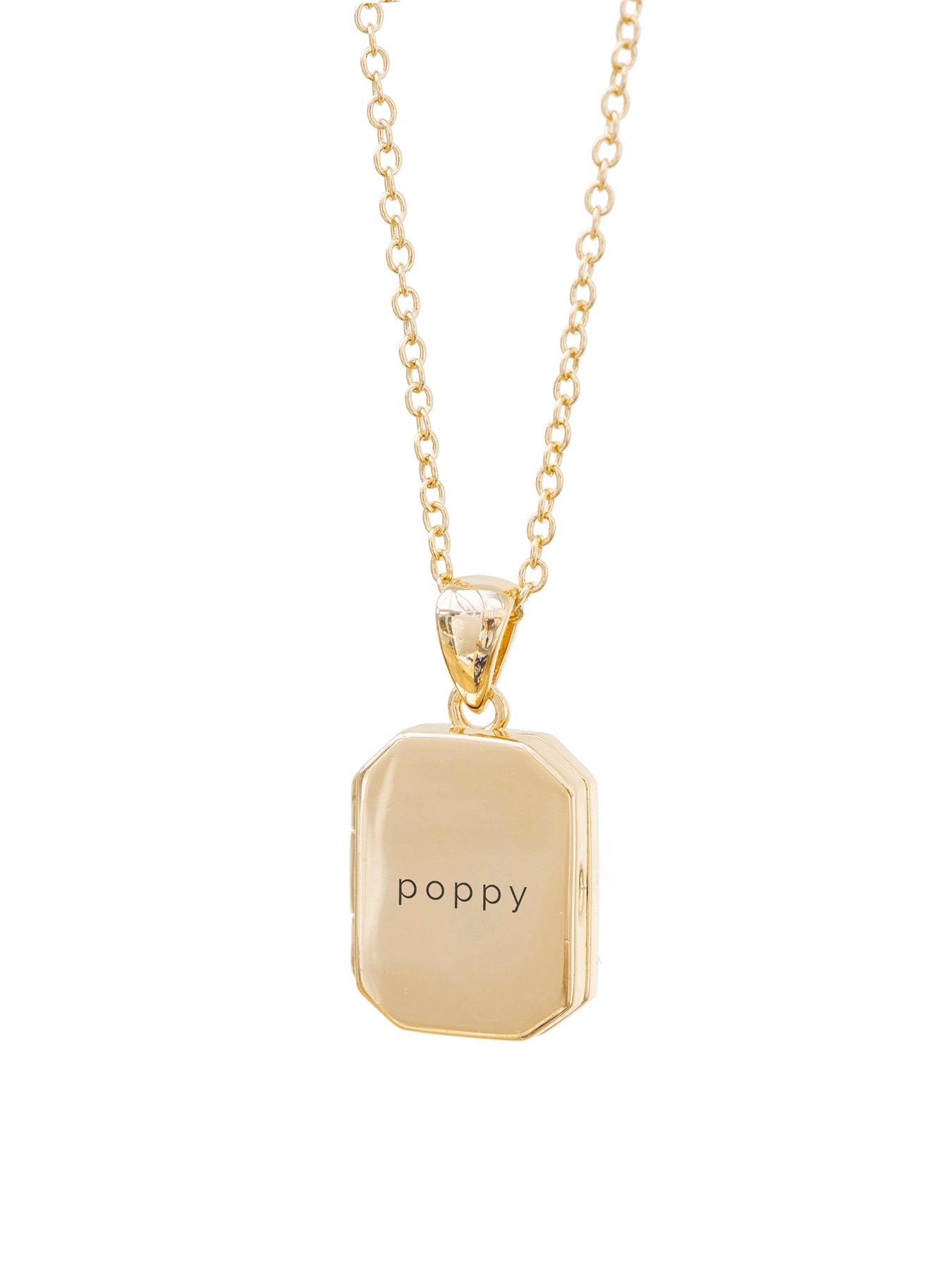 Image 5 of 5 of Treat Republic Personalised Rectangular Photo Locket - Gold