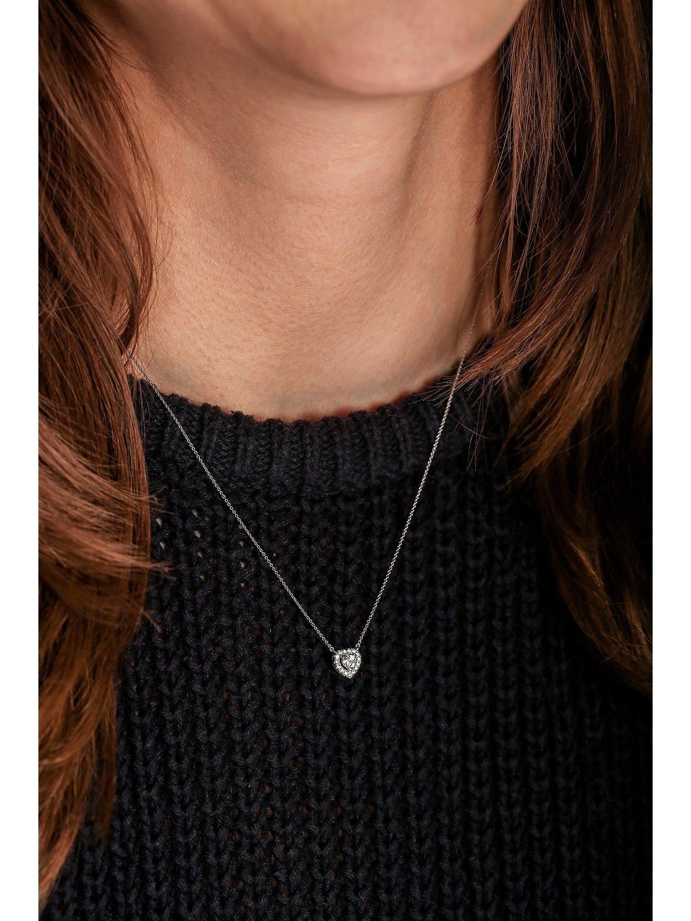 Brilliance hot sale heart necklace