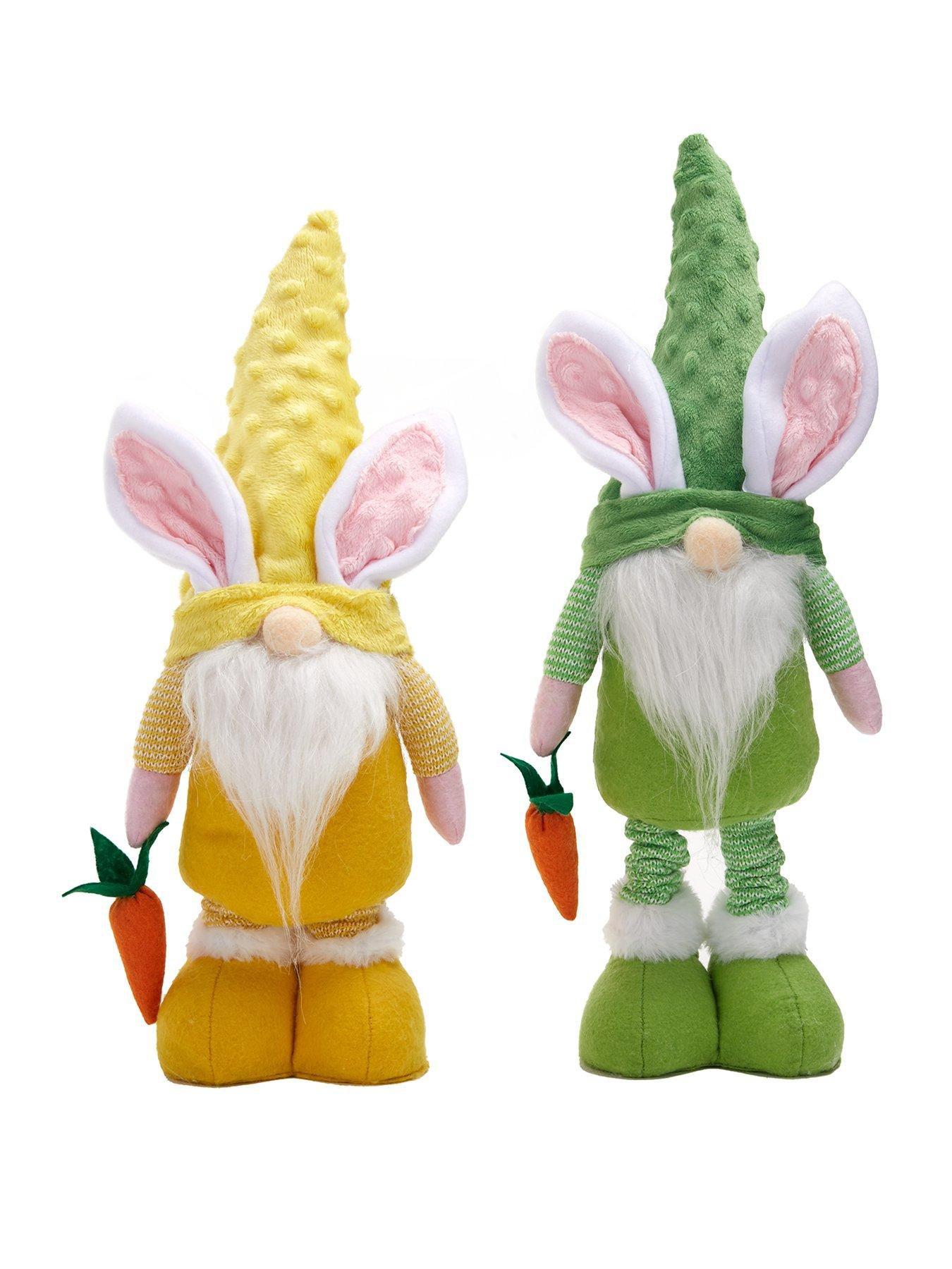 Image 2 of 6 of Very Home Set of 2 Tall Spring/Easter Gonks with Extending Legs