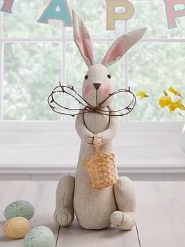 Product photograph of Very Home Sitting Spring Bunny Decoration from very.co.uk
