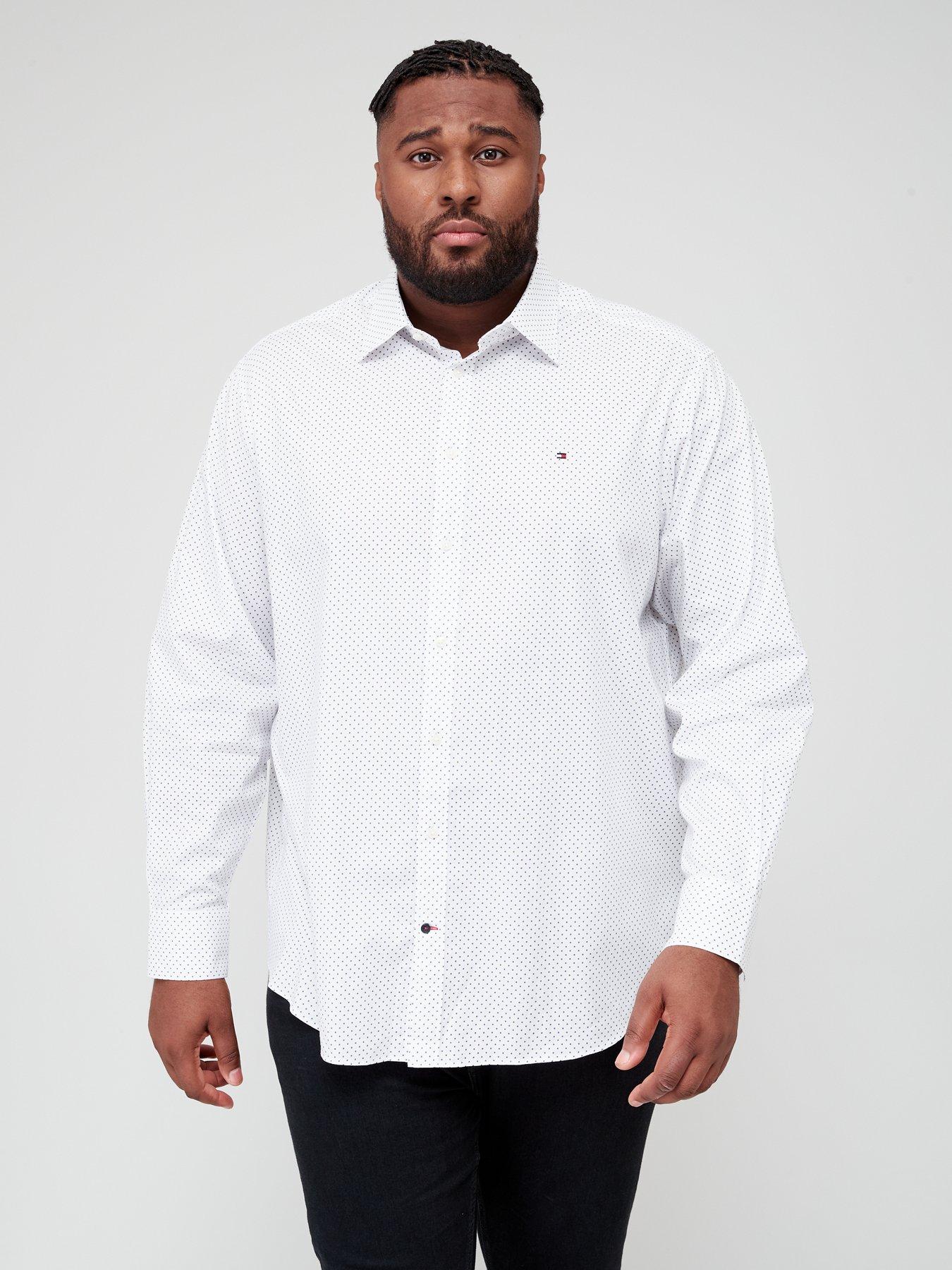 tommy hilfiger big and tall dress shirts