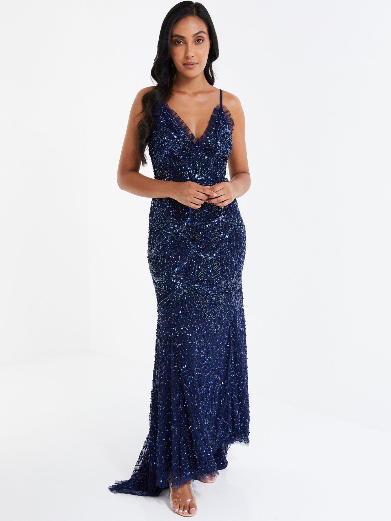 Navy sequin 2025 dress quiz