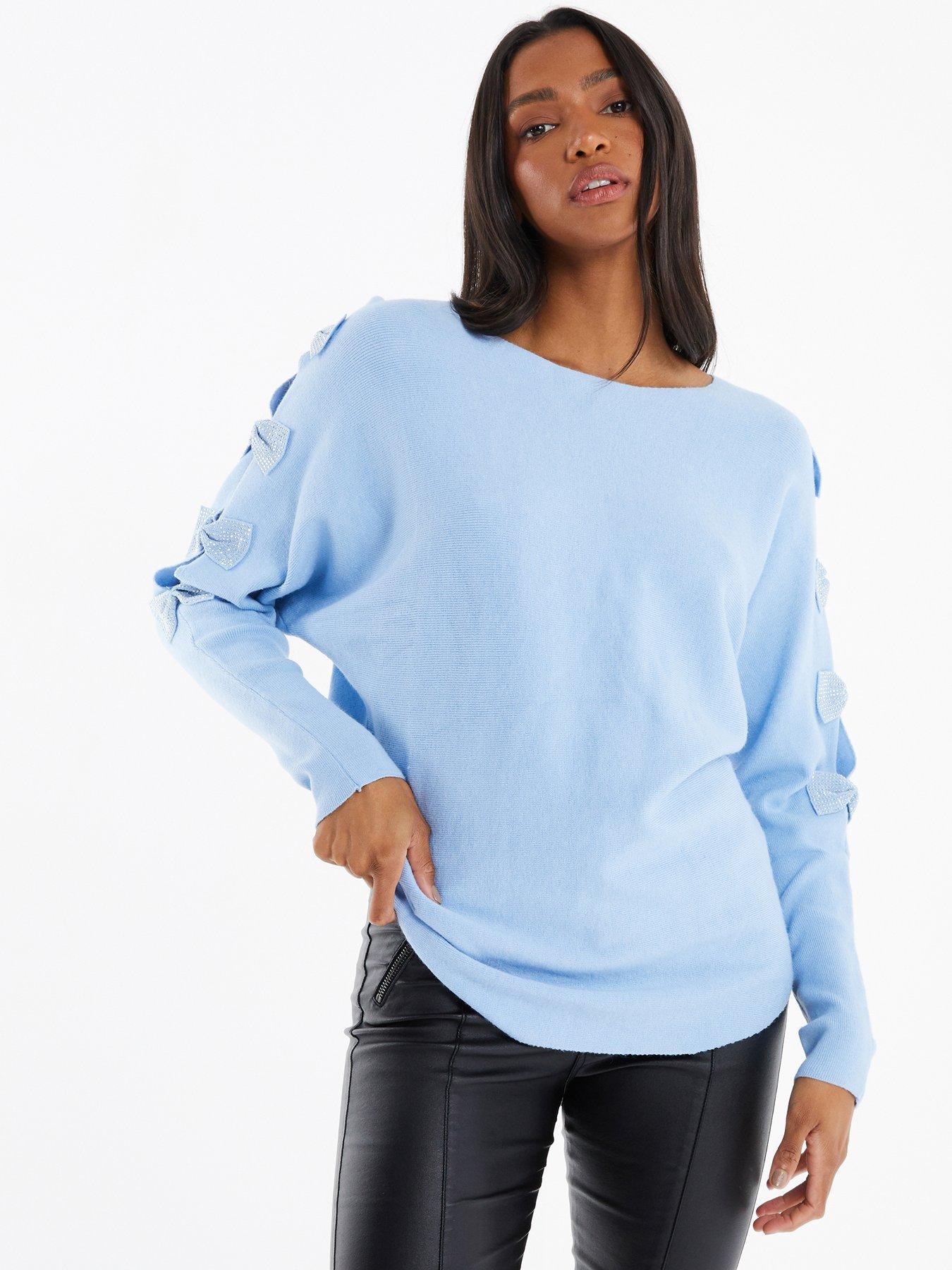 Light deals blue jumper