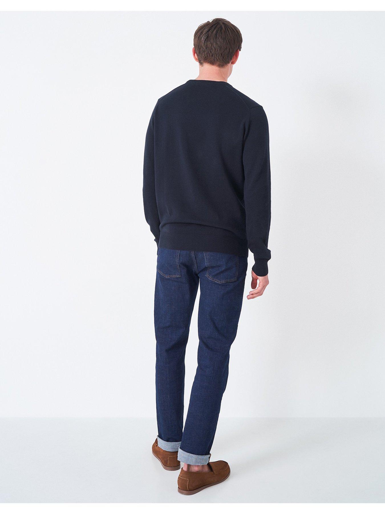 Crew Clothing Cotton Crew Knit | very.co.uk