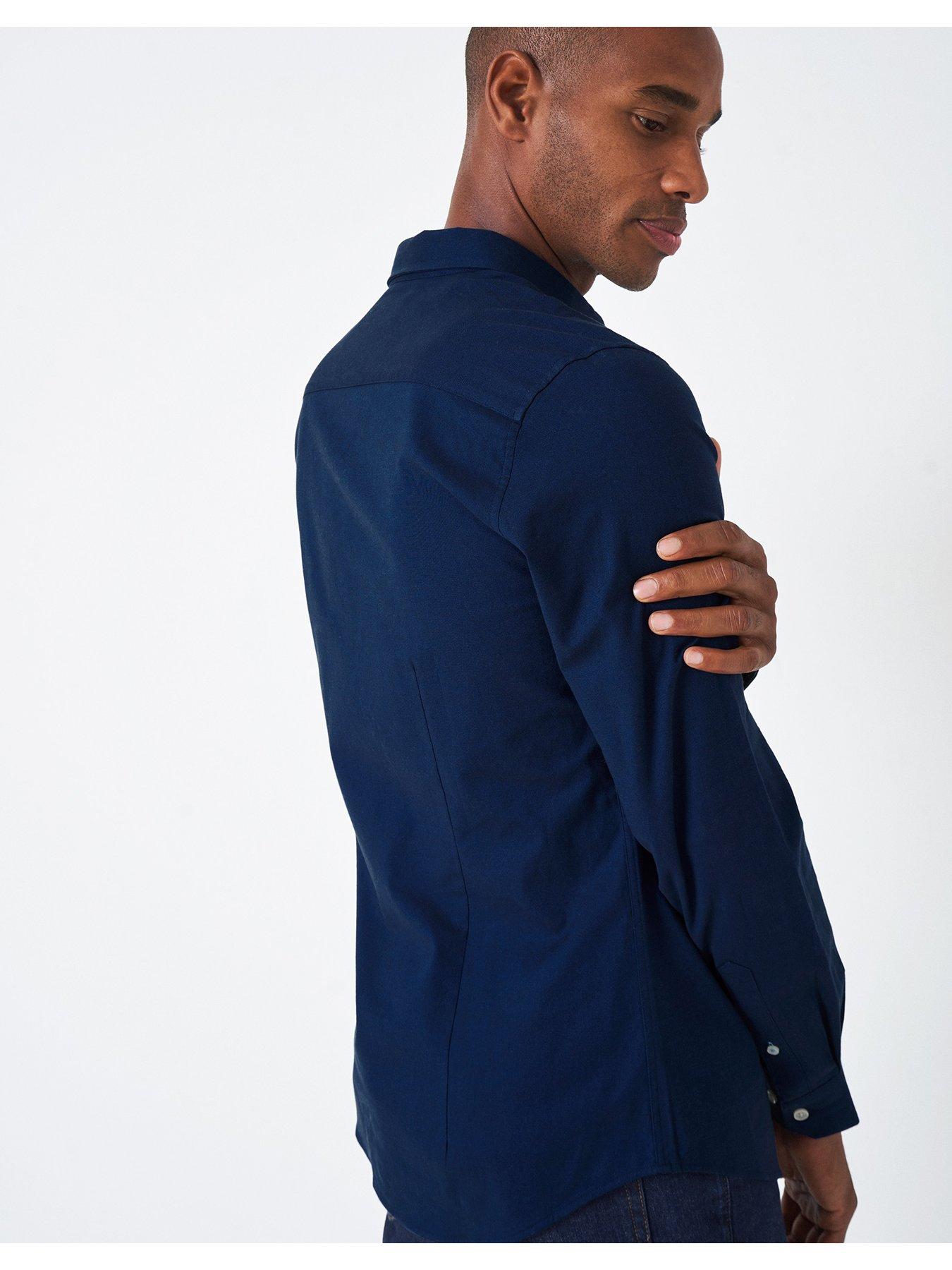 Crew Clothing Tailored Fit Oxford Shirt | very.co.uk