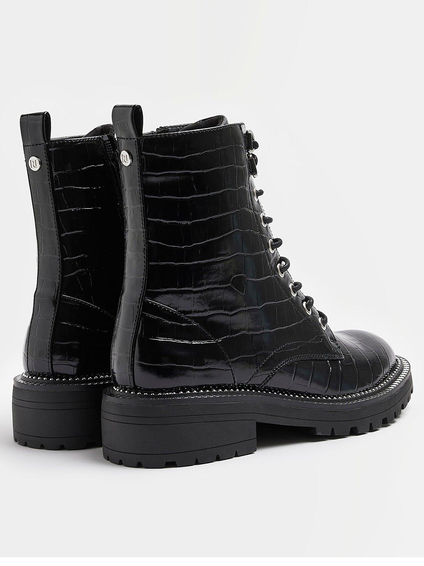 Lace up boots outlet river island