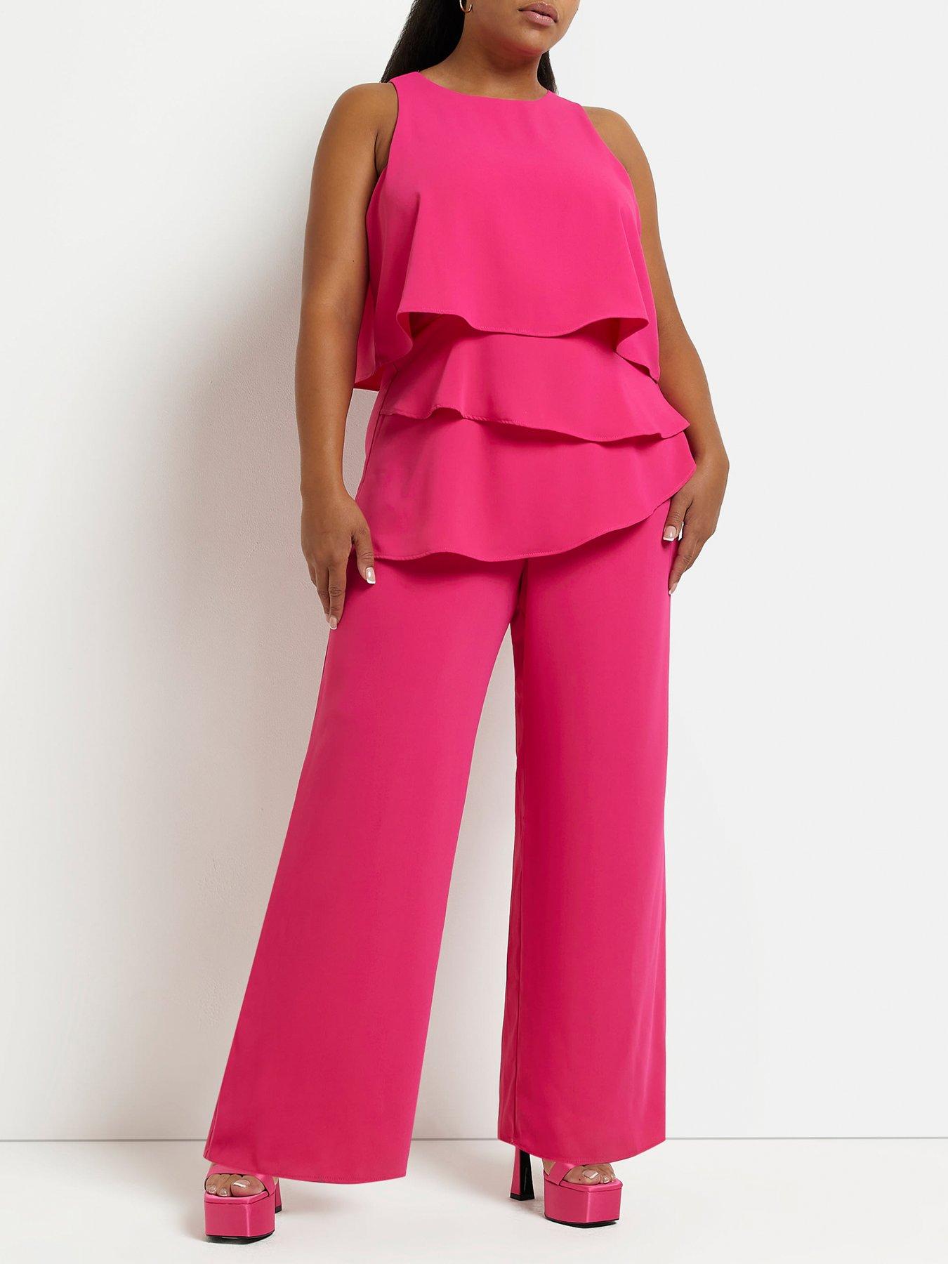 Plus size sale overlay jumpsuit