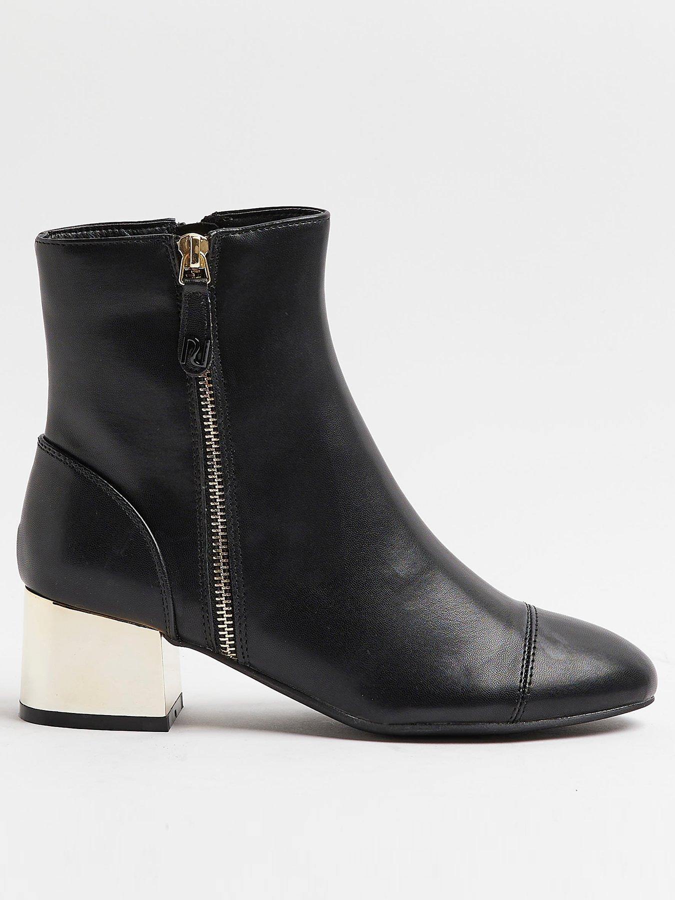 River island leather deals ankle boots