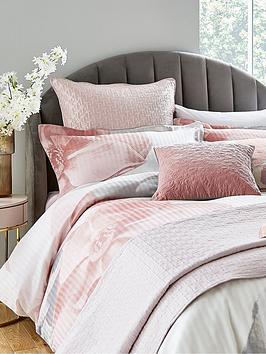 Product photograph of Ted Baker Photo Magnolia Pink Oxford Pillowcase from very.co.uk