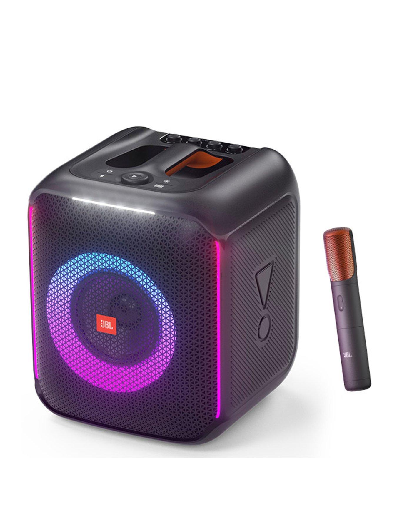 JBL PartyBox On-the-Go Portable Bluetooth Speaker with Wireless Mic