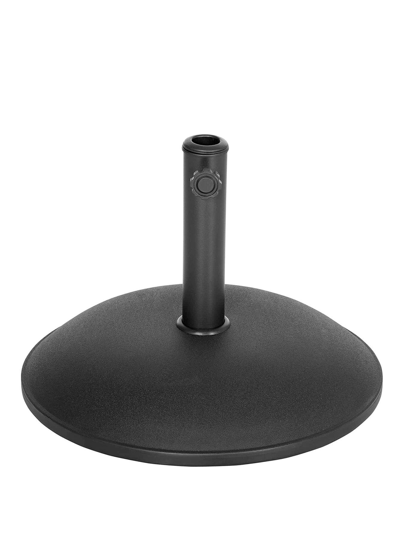 Product photograph of Outsunny 20kg Umbrella Base - Grey Black from very.co.uk