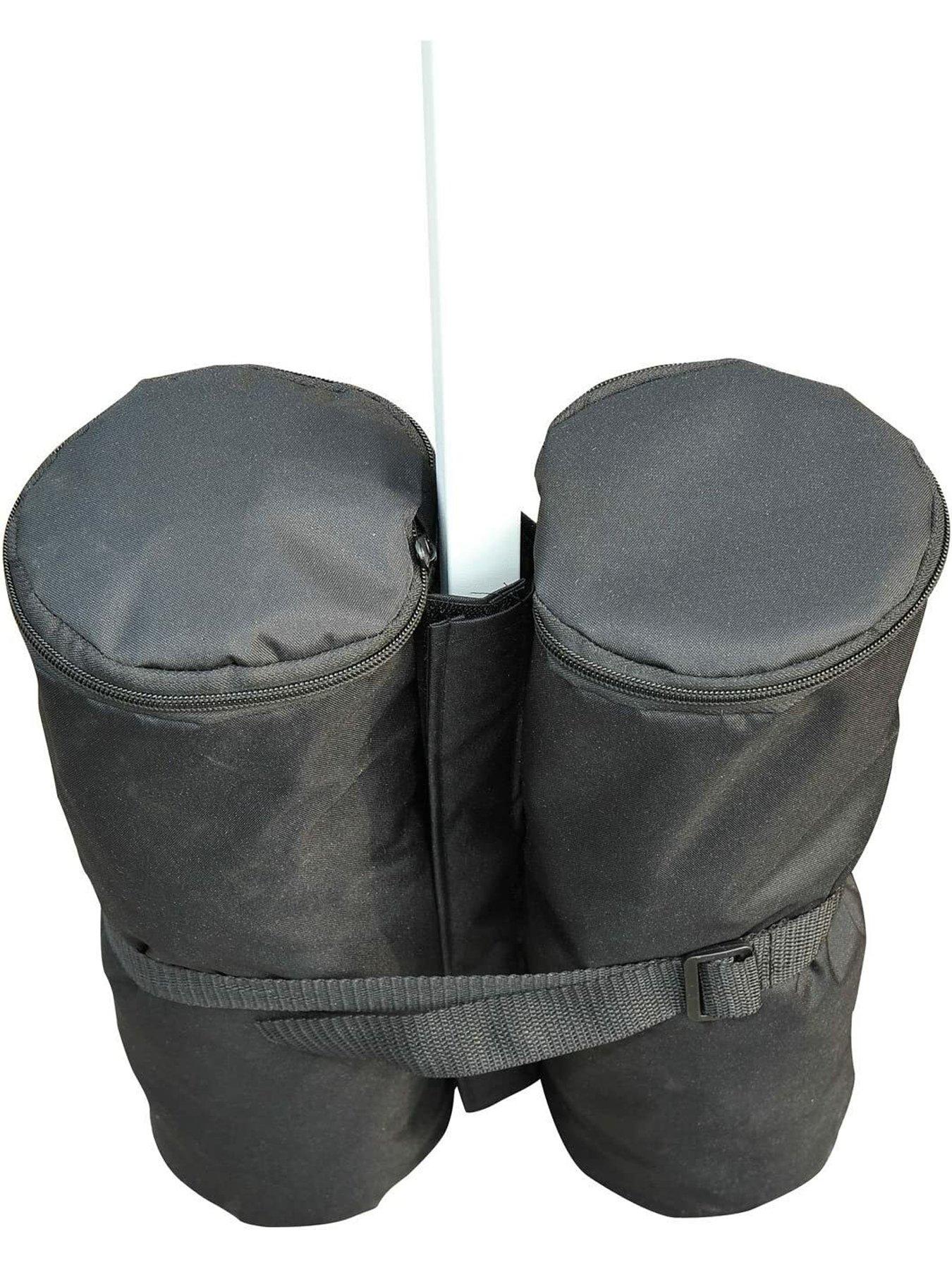 Image 3 of 7 of OutSunny 4-Piece Gazebo Sand Bag Weight Set -&nbsp;Black