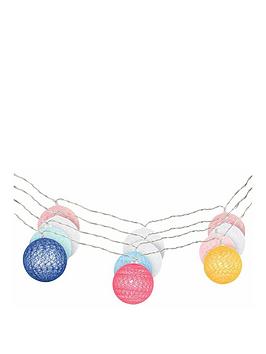 Product photograph of Outsunny 4-pack Garden Hanging String Lights Wit 80 Led Globe Lights For Outdoor Indoor Multi-colored from very.co.uk