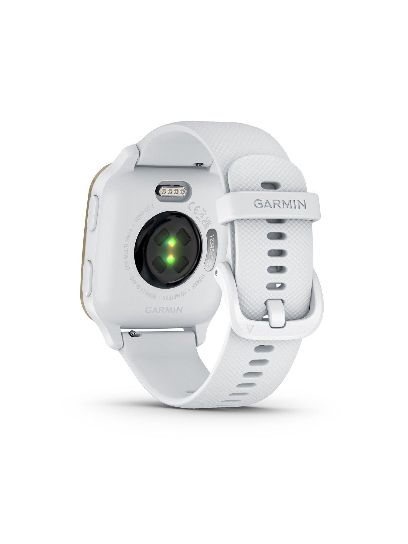Image 4 of 7 of Garmin Venu Sq 2 Smartwatch -&nbsp;White/Cream Gold, WW