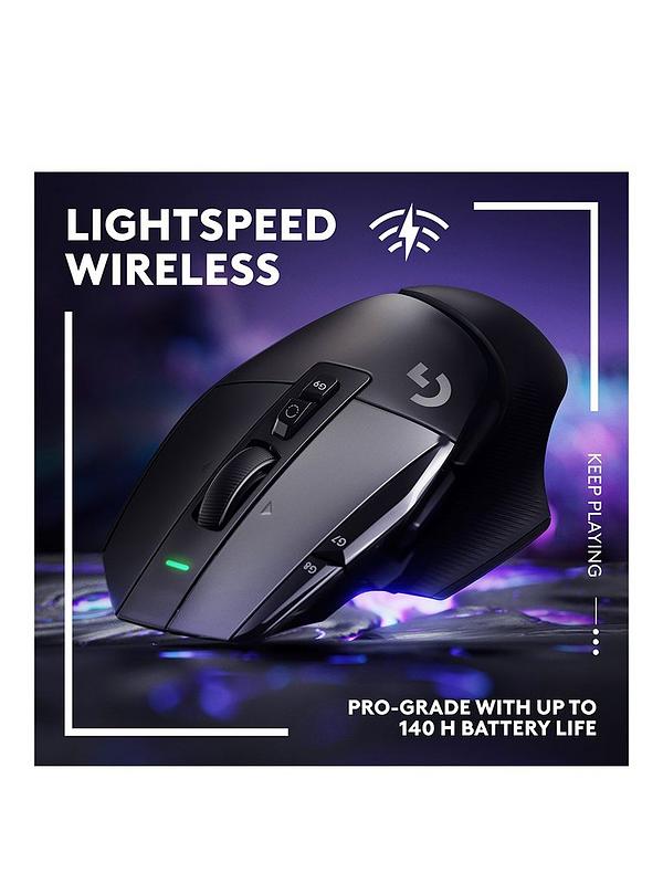 LogitechG G502 X LIGHTSPEED Wireless Gaming Mouse, HERO 25K gaming