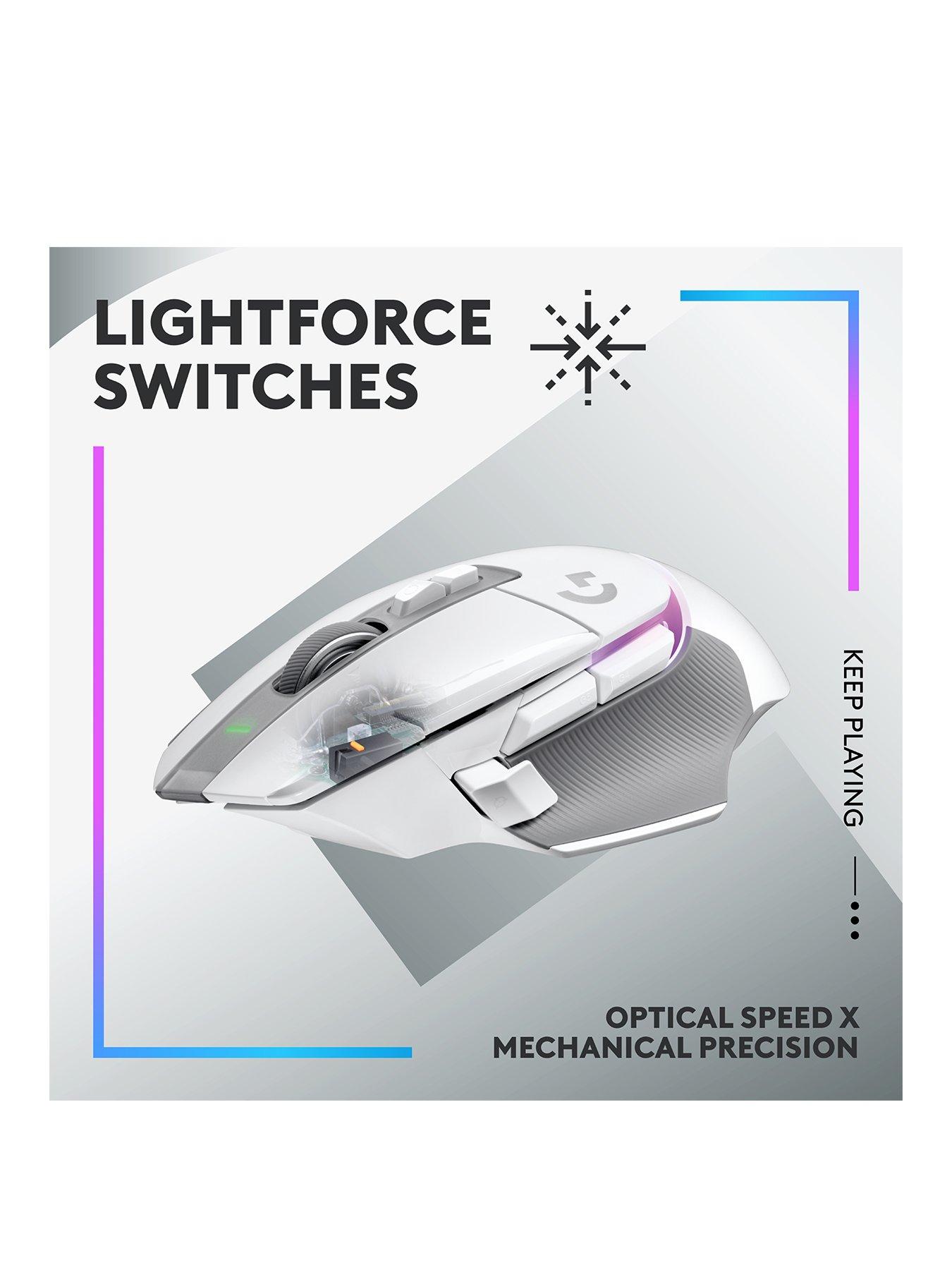 LOGITECH G502 X PLUS LIGHTSPEED WIRELESS RGB GAMING MOUSE HERO 25K