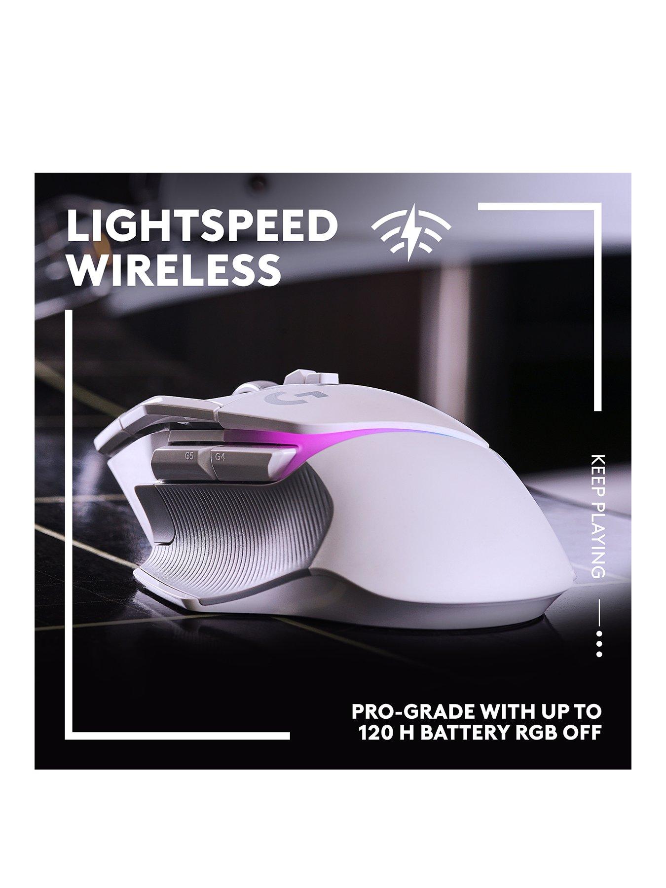 Logitech G502 X PLUS LIGHTSPEED Wireless RGB Gaming Mouse - Optical mouse  with LIGHTFORCE hybrid switches, LIGHTSYNC RGB, HERO 25K gaming sensor