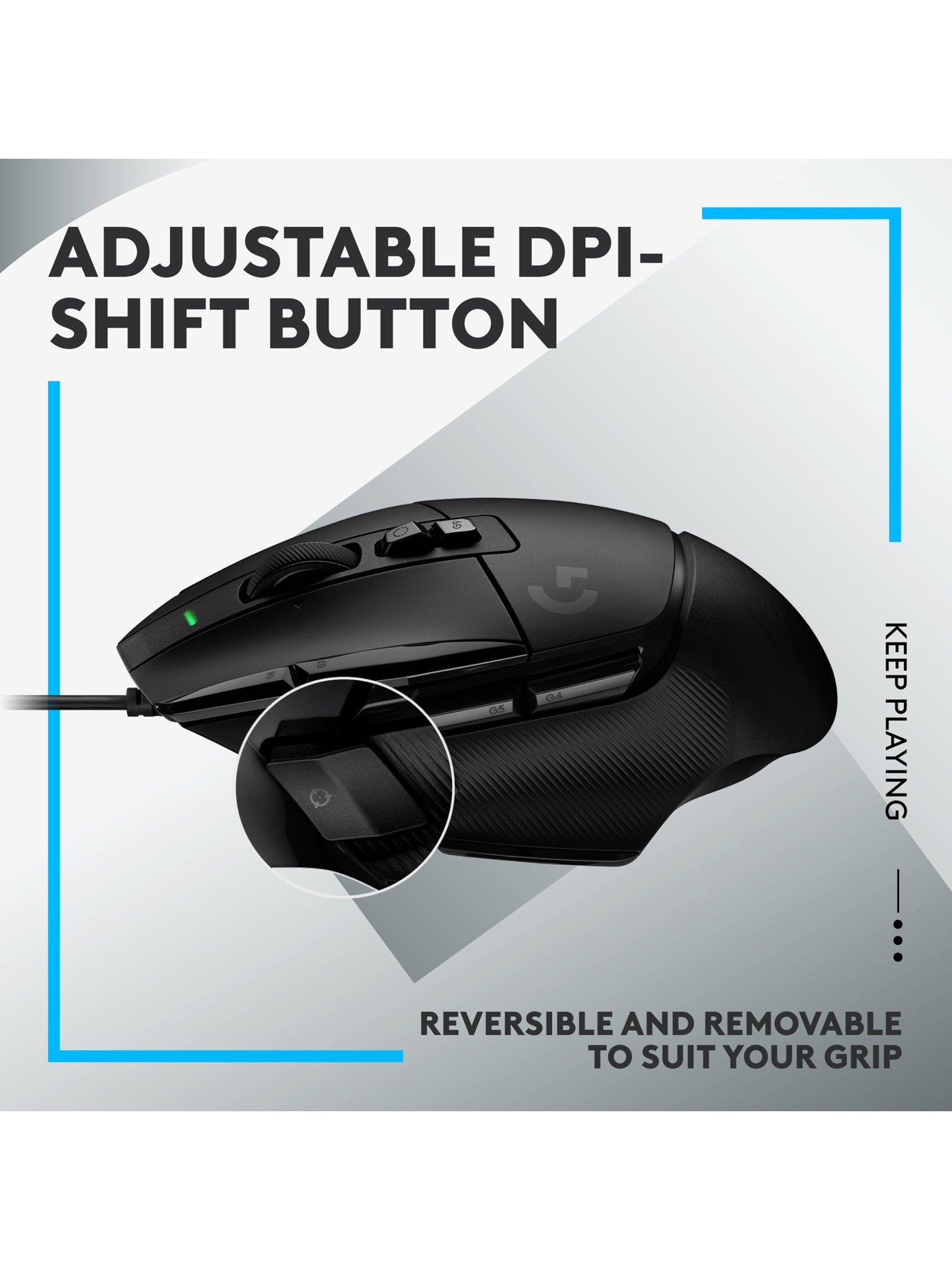 Image 7 of 7 of LogitechG G502 X Wired Gaming Mouse, HERO 25K gaming sensor, for PC/Mac- Black