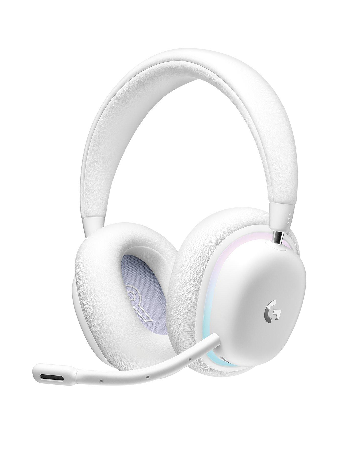 White on sale pc headset