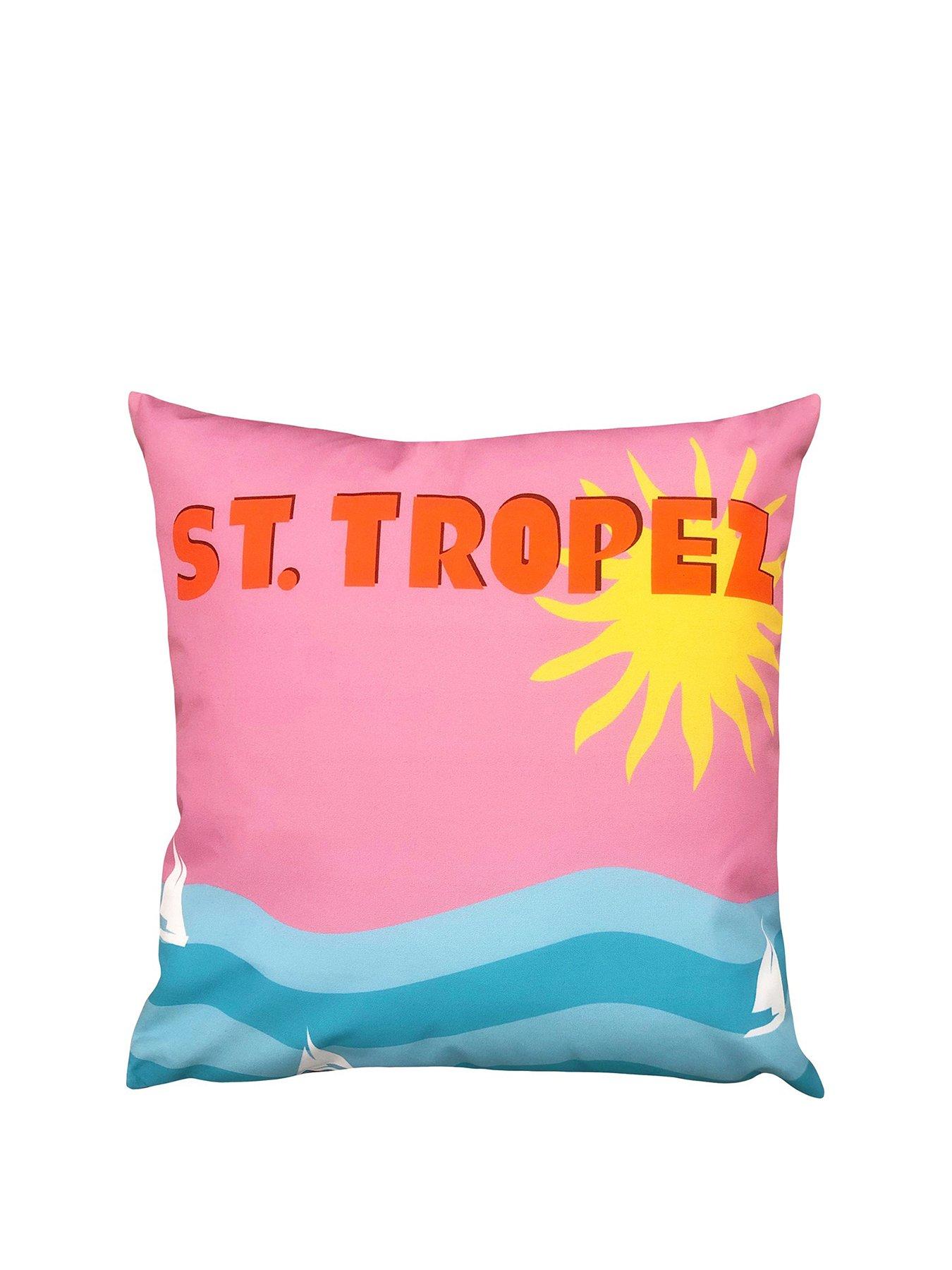 Product photograph of Furn Tropez Water Uv Resistant Outdoor Cushion from very.co.uk