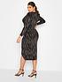  image of yours-glitter-wrap-party-dress-black