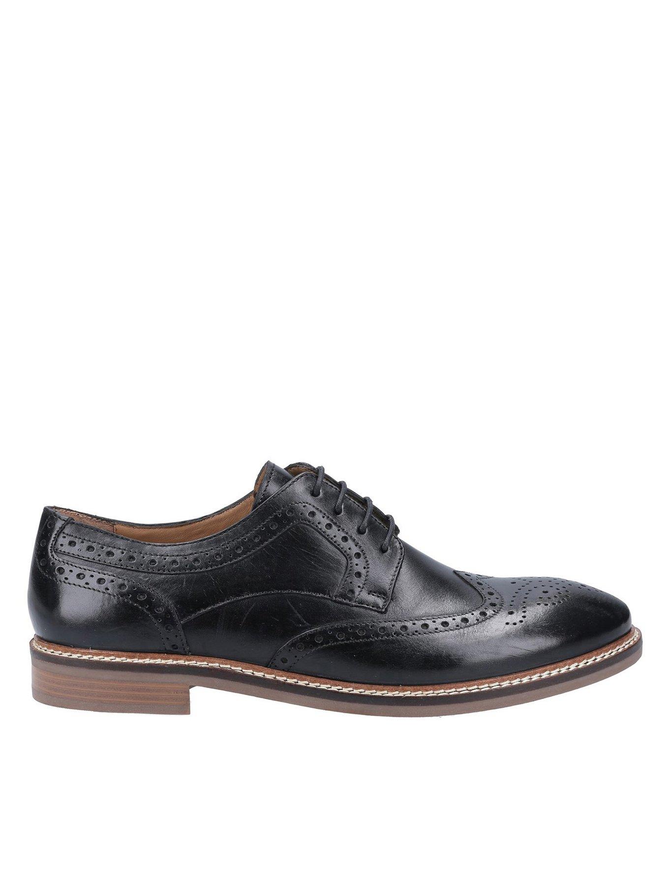 Image 1 of 4 of Hush Puppies Bryson Brogue - Black