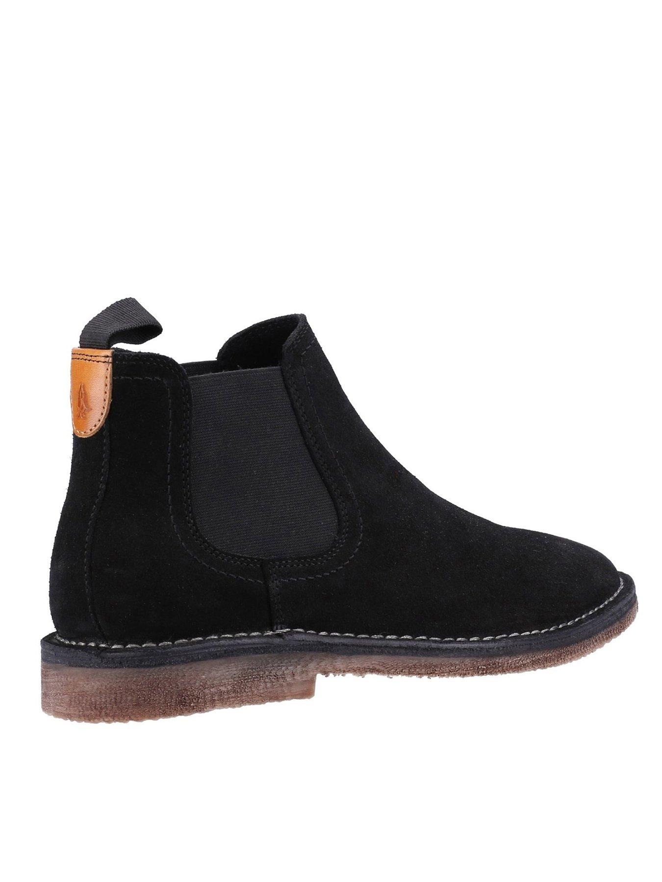 Hush Puppies Shaun Suede Chelsea Boots - Black | very.co.uk