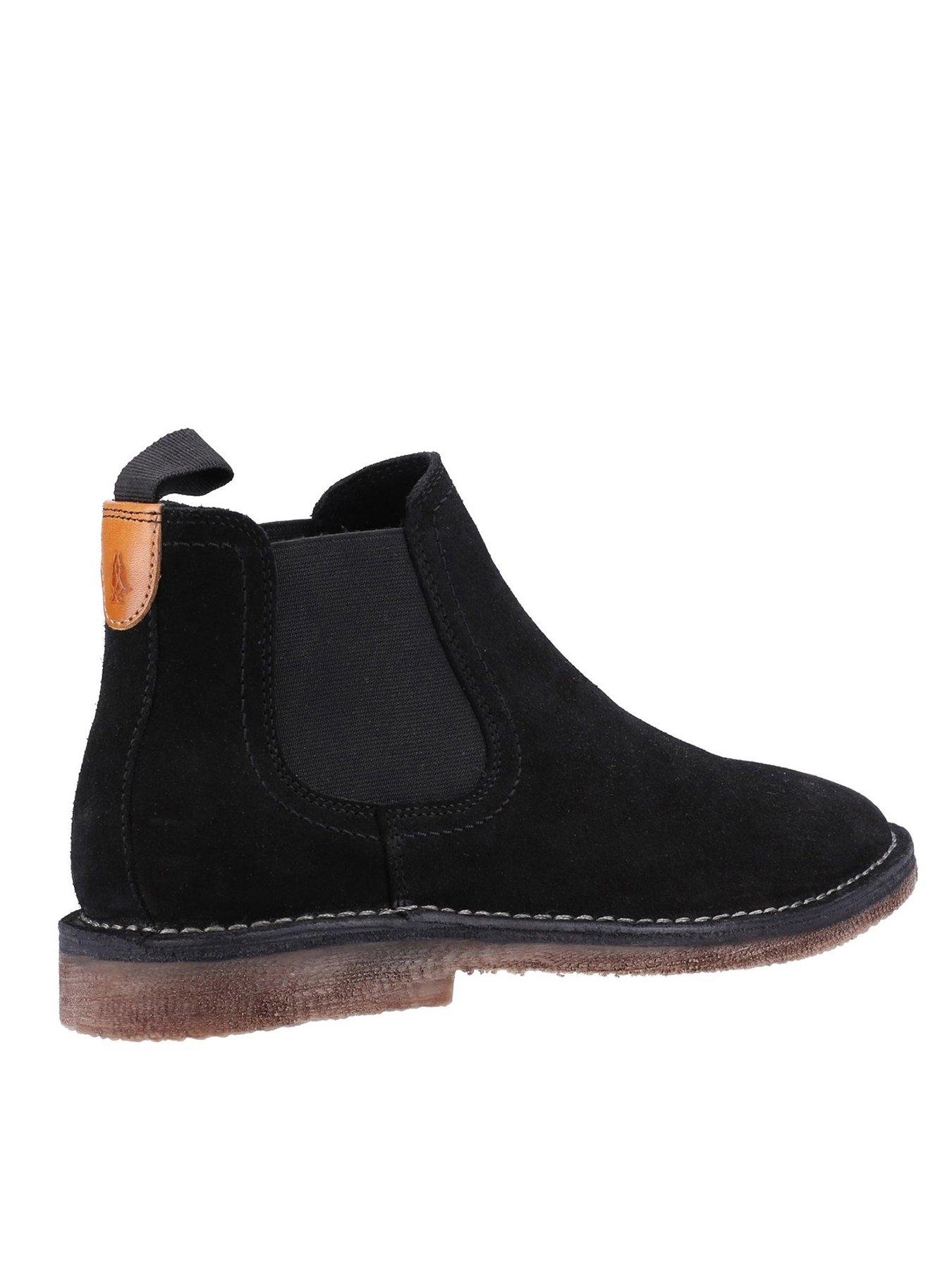 Hush Puppies Shaun Suede Chelsea Boots Black Very