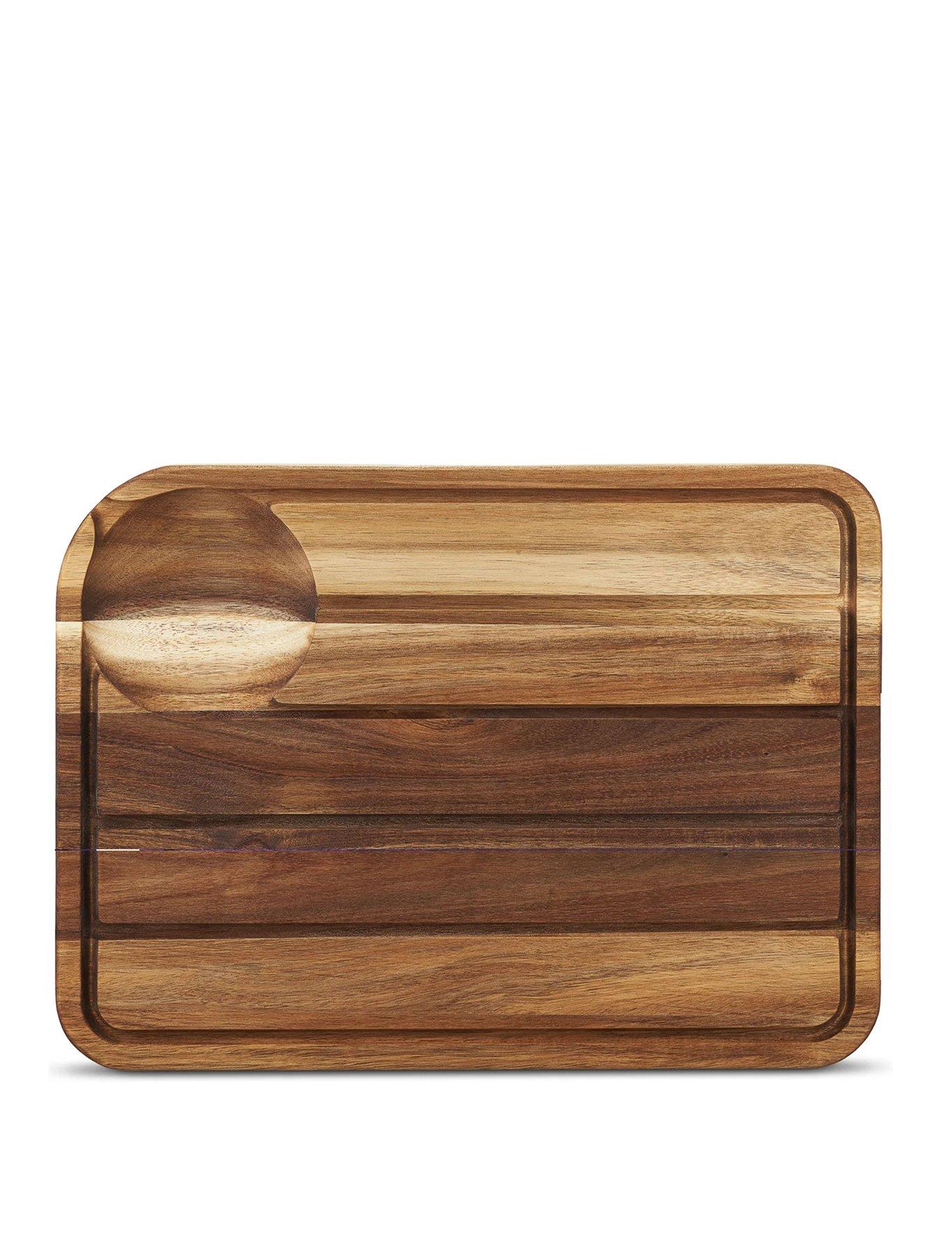 Product photograph of Cole Mason Acacia Carving Board from very.co.uk