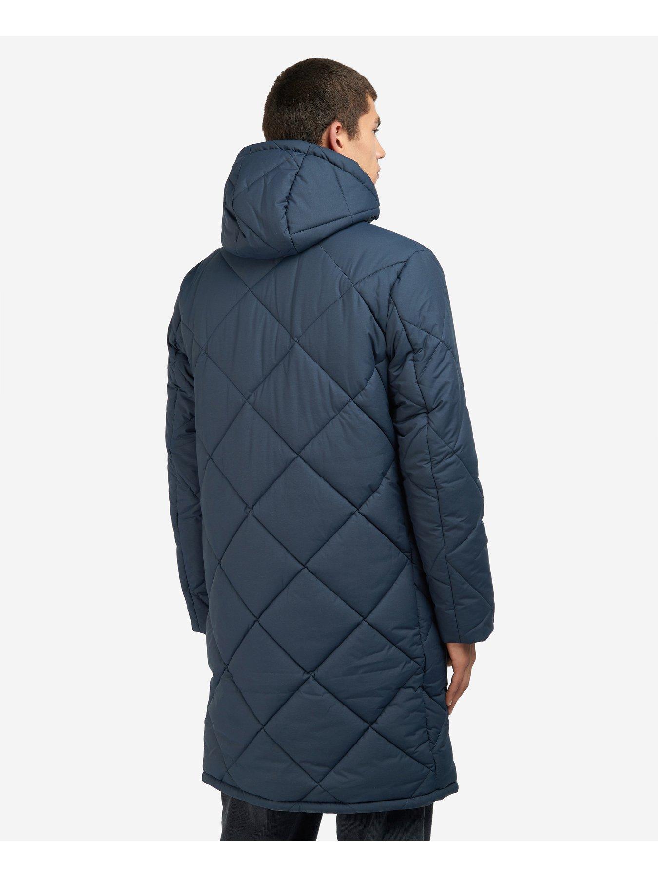 Barbour Melbury Longline Quilted Jacket - Navy