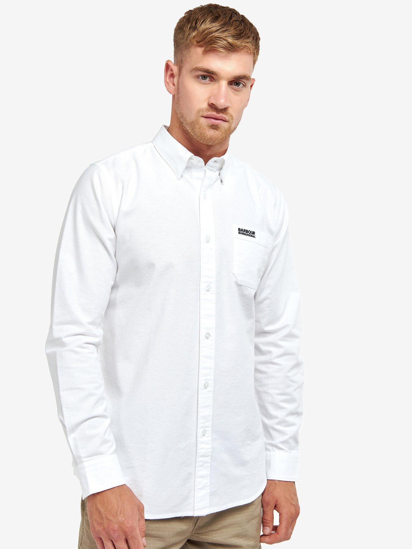 Barbour white shop oxford shirt