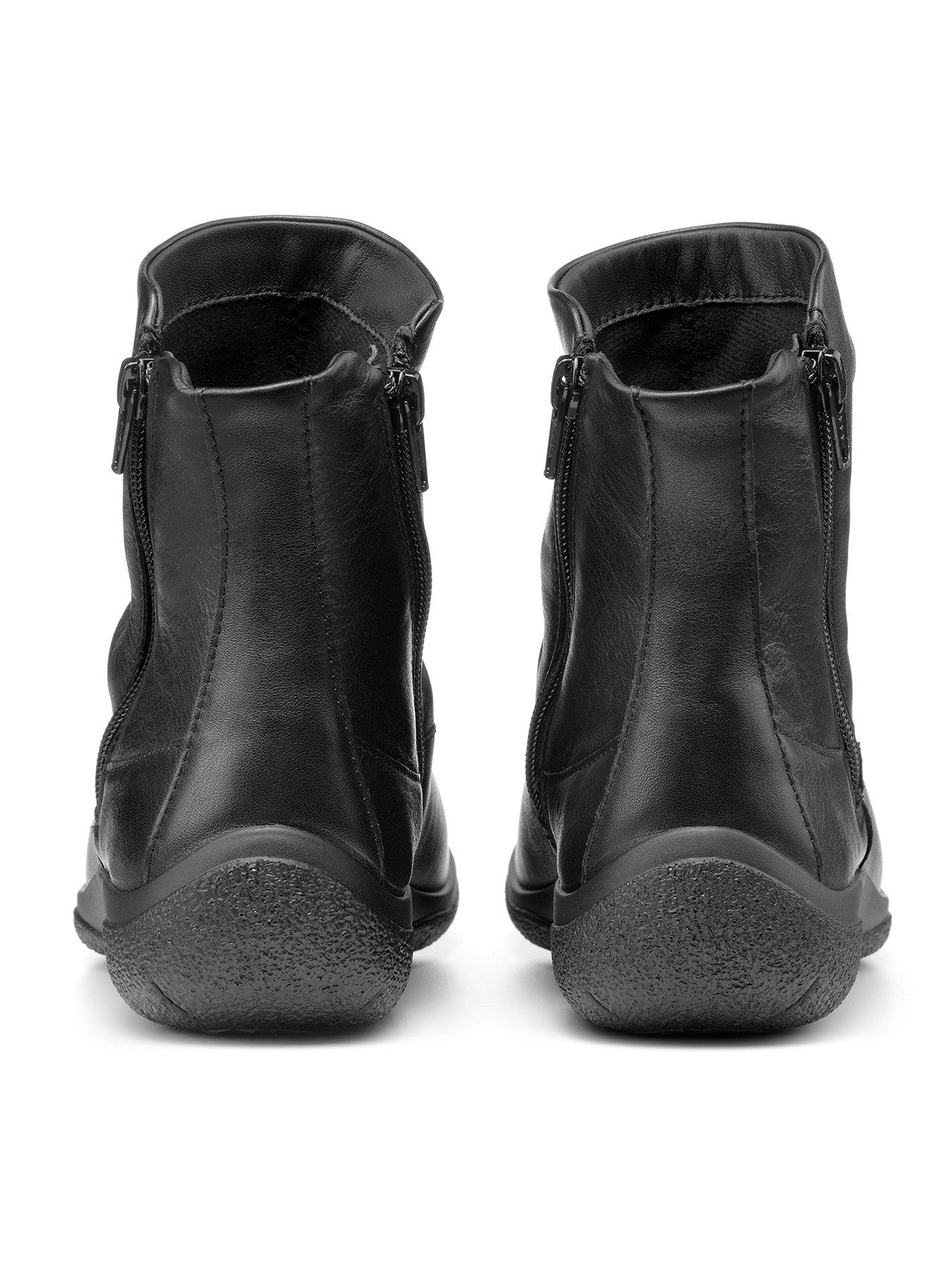Hotter Whisper Leather Wide Fit Ankle Boots very.co.uk