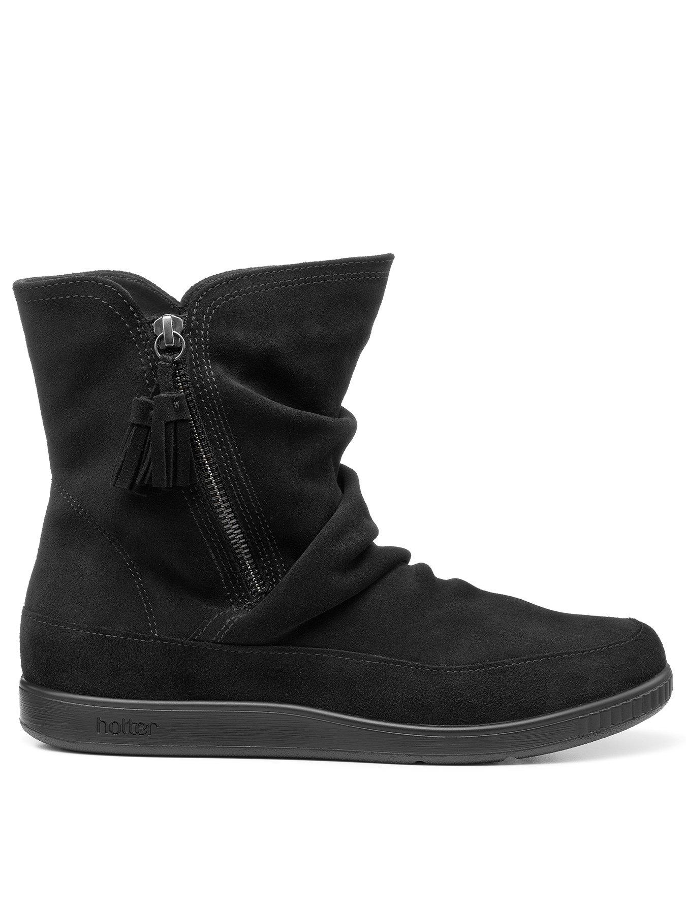 Hotter suede boots sale