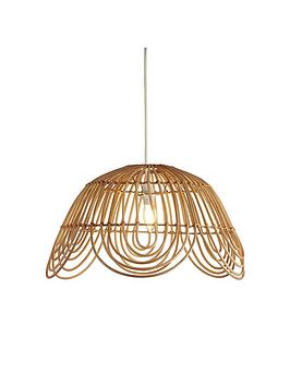 Product photograph of Very Home Pearl Scallop Shade from very.co.uk
