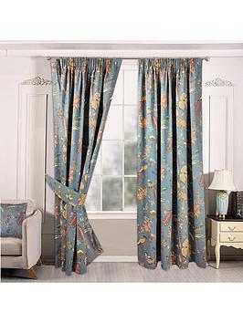Product photograph of Windsor Lined 3-inch Pleated Curtains from very.co.uk