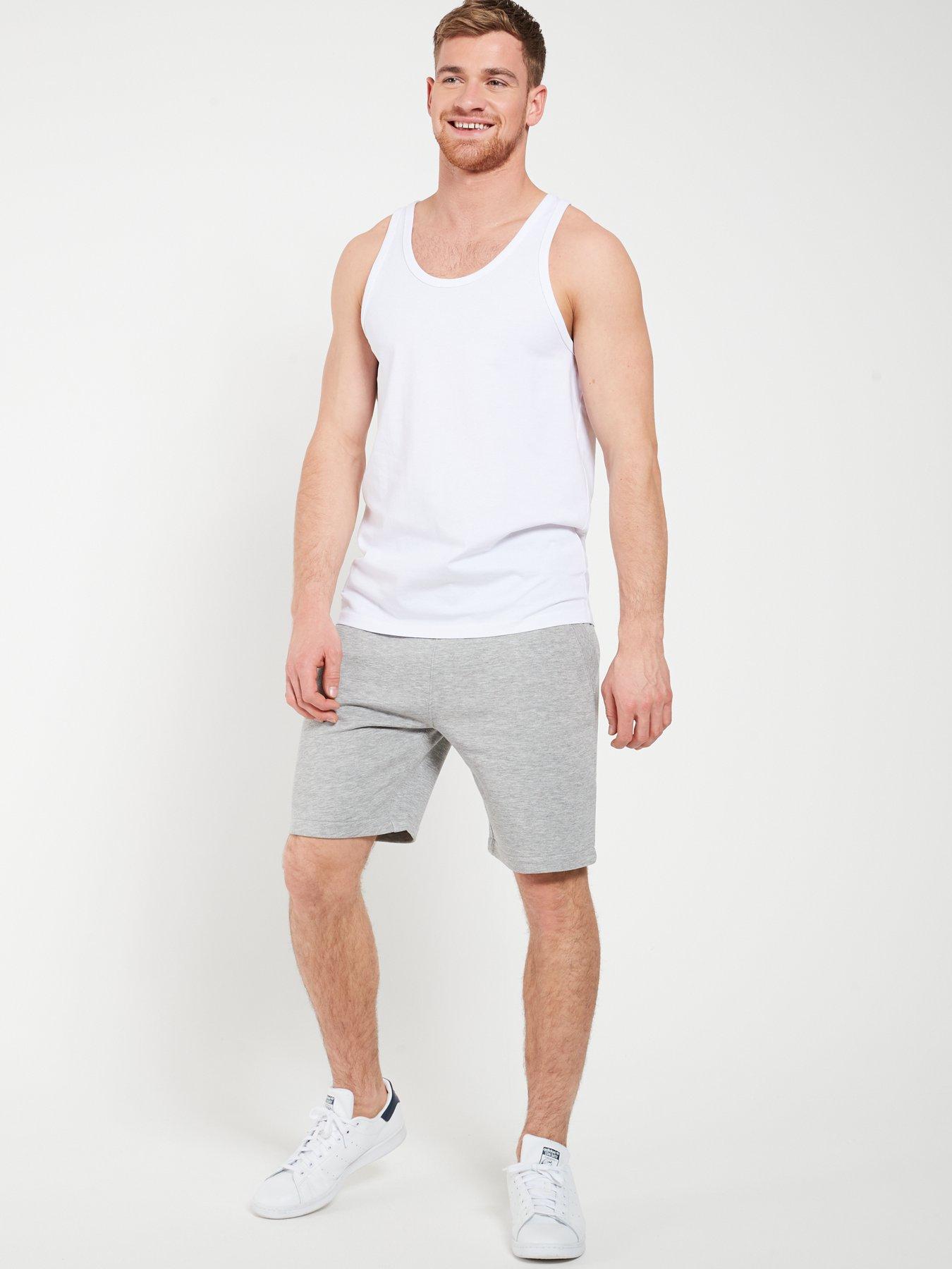 Image 3 of 6 of Very Man Jersey Vest- White
