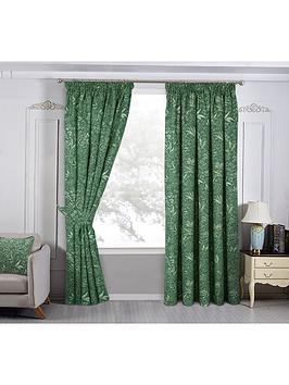 Product photograph of Very Home Darcy 3-inch Pleated Curtains from very.co.uk