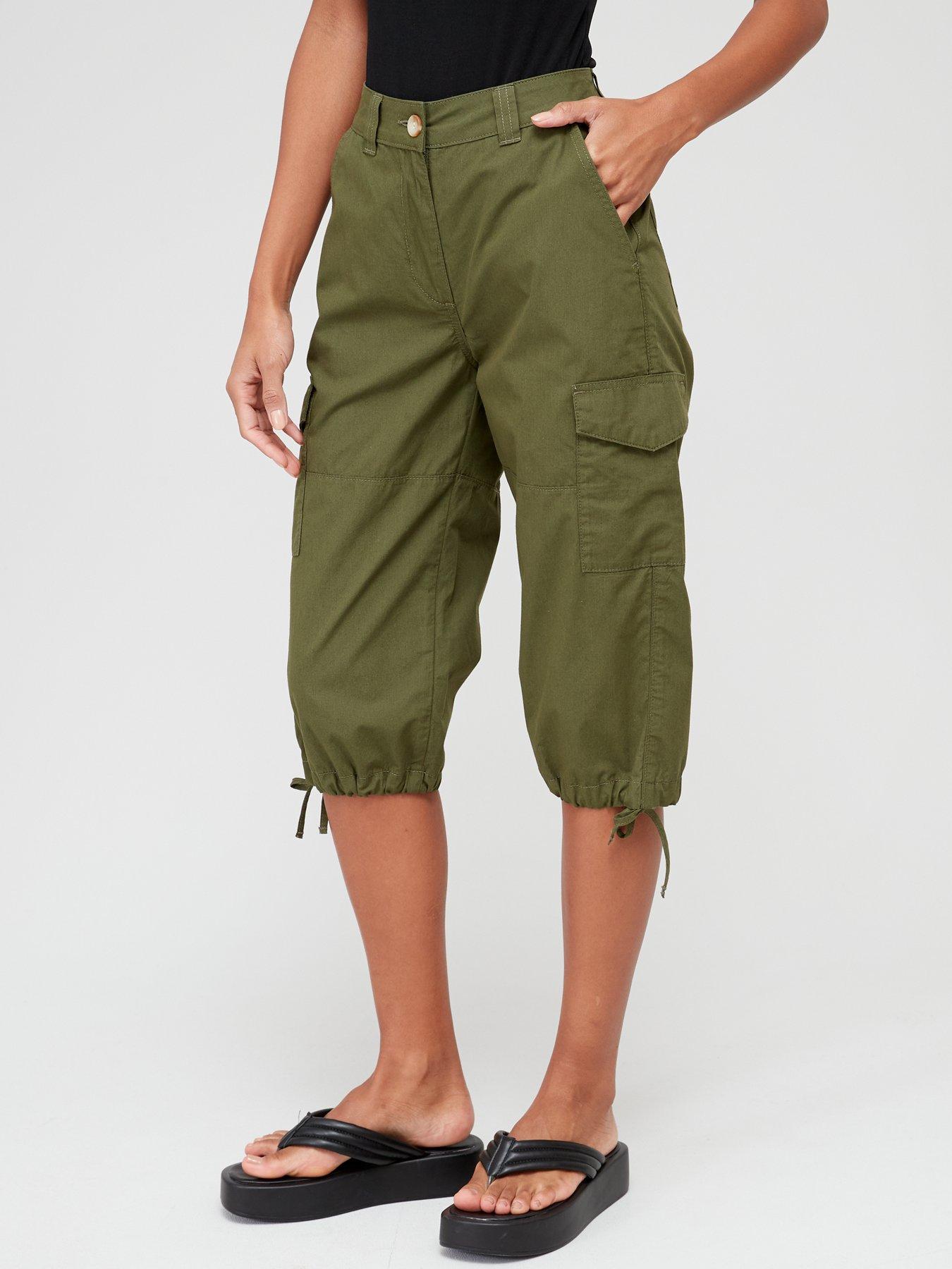 Under Armour Youth Boys Girls Khaki Cargo Shorts 