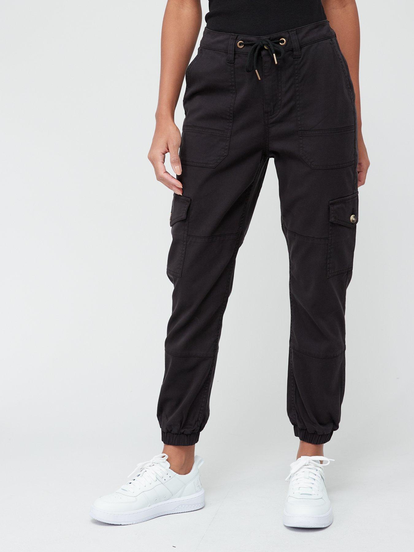 V by Very Cargo Jogger - Black