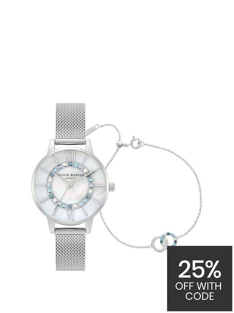 olivia-burton-wonderland-blue-crystal-midi-dial-watch-interlink-bracelet-silver-gift-set