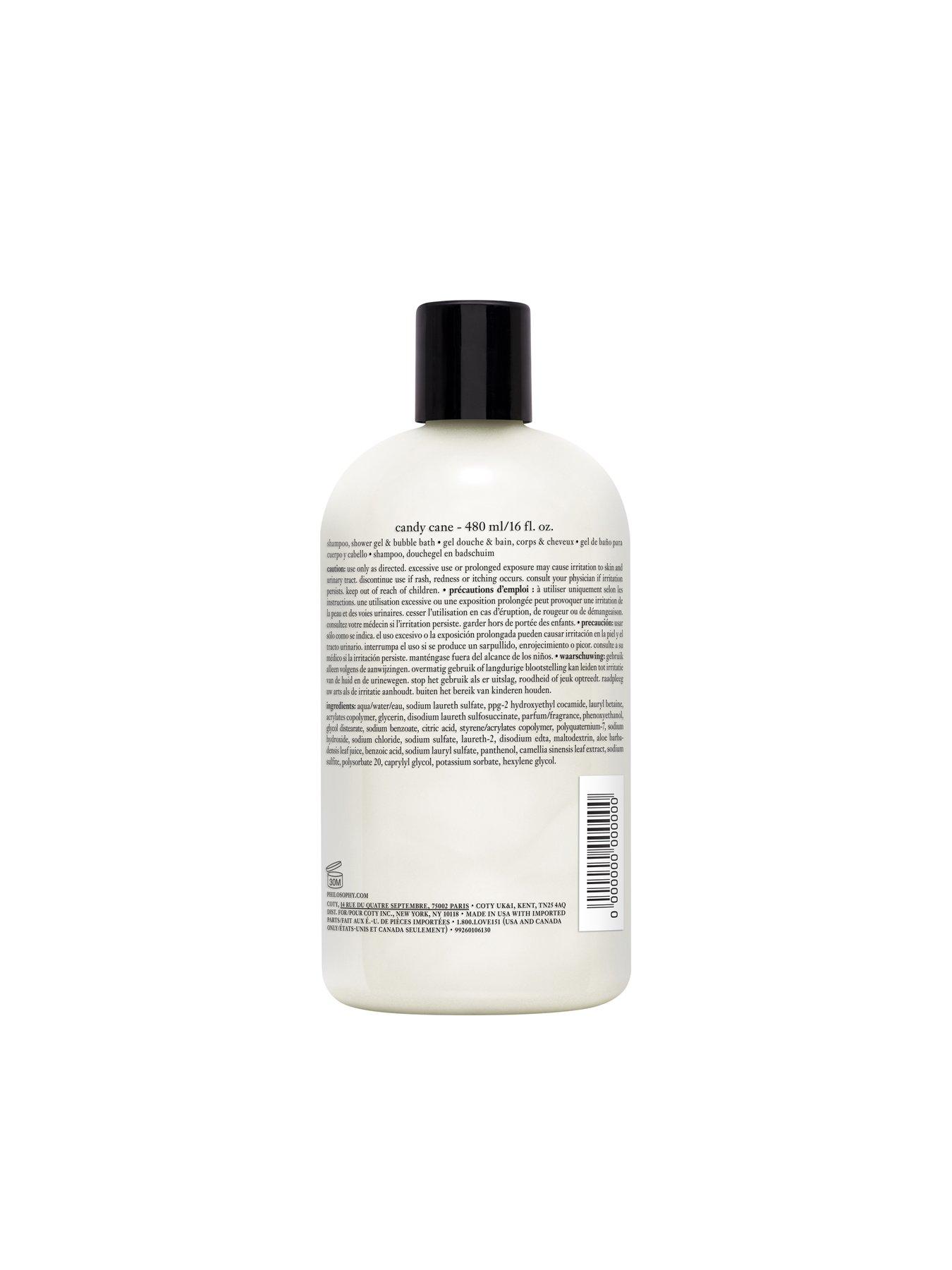 Philosophy Candy Cane 480ml Shower Gel & Bubble Bath very.co.uk
