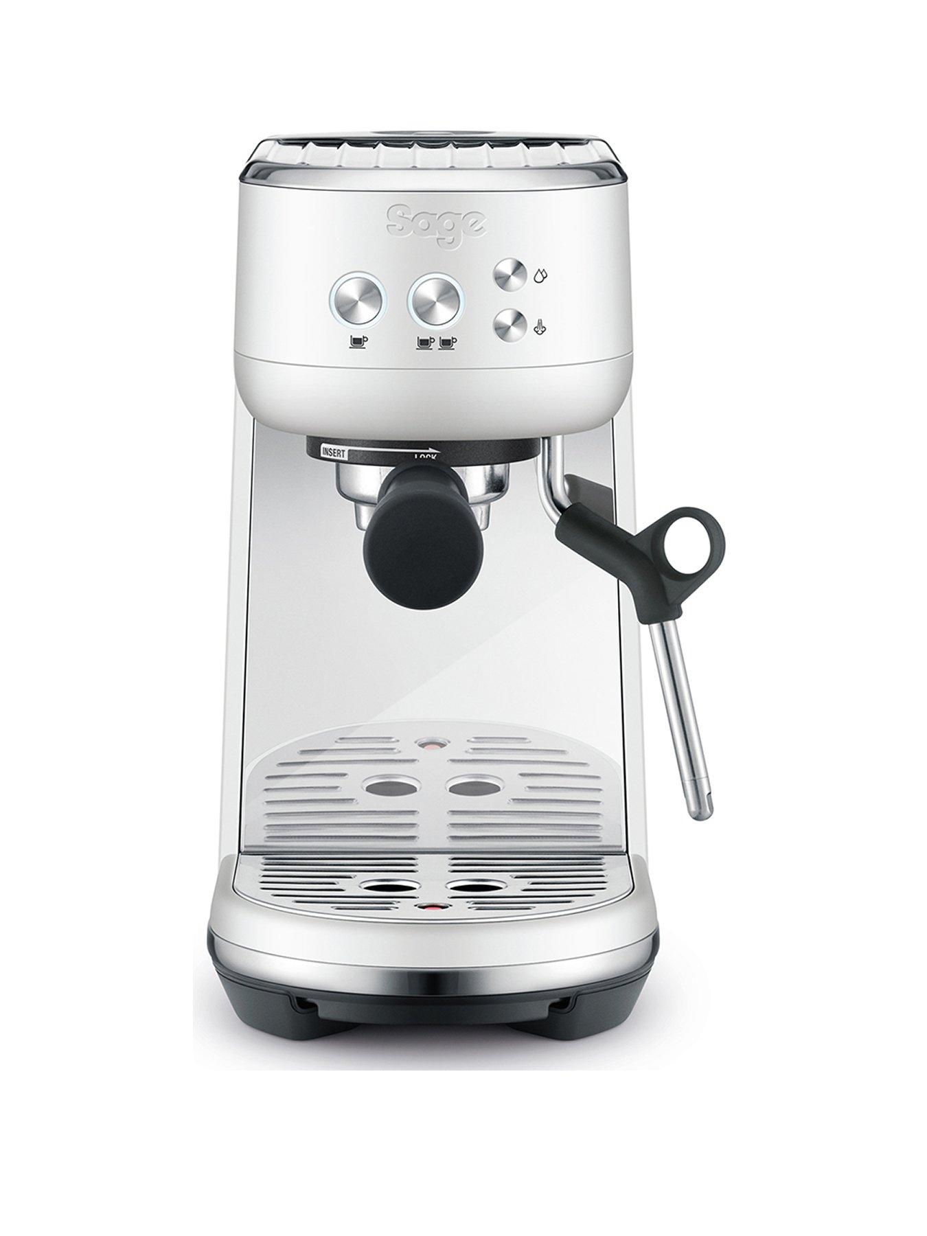 Product photograph of Sage Bambino Coffee Machine - Sea Salt from very.co.uk