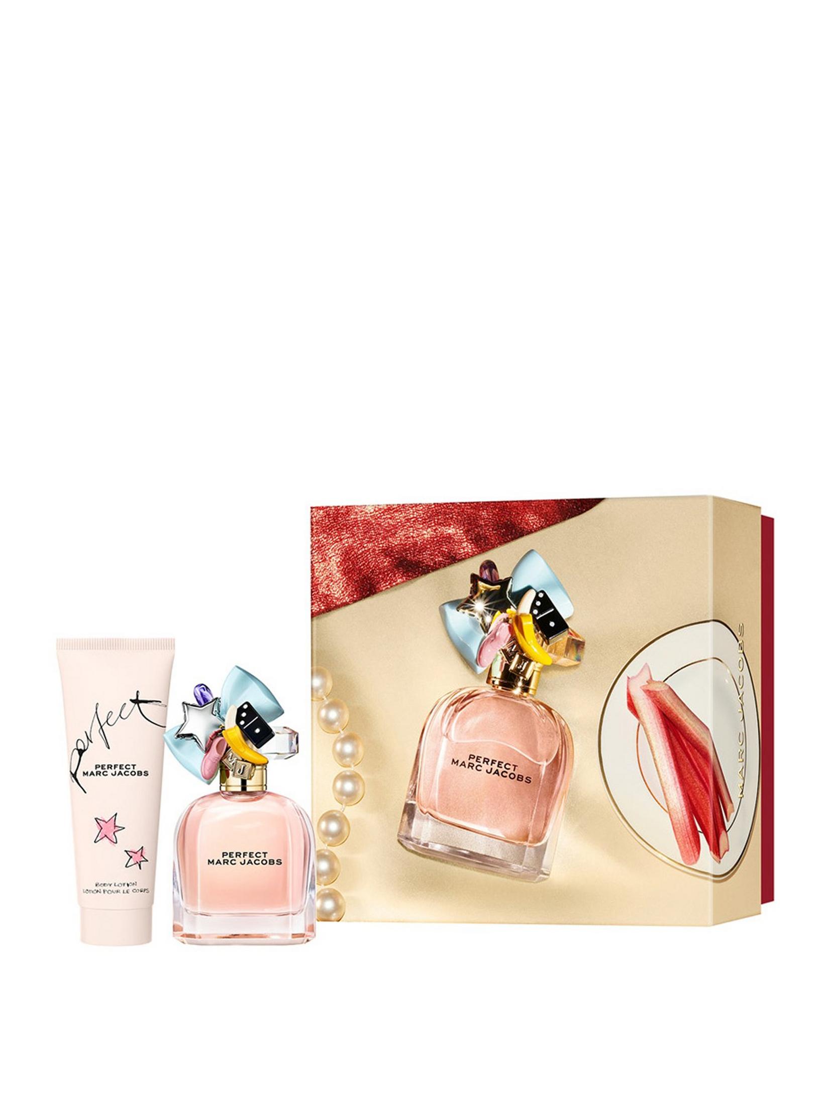 very.co.uk | MARC JACOBS Perfect 50ml Eau De Parfum & 75ml Body Lotion Gift Set