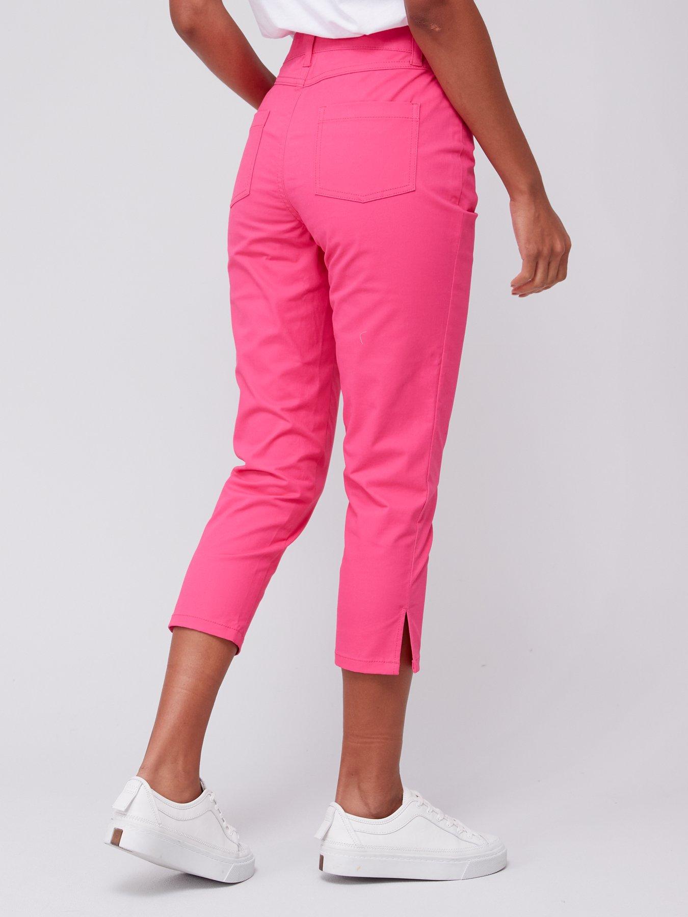 V by Very Skinny Capri Trouser - Pink