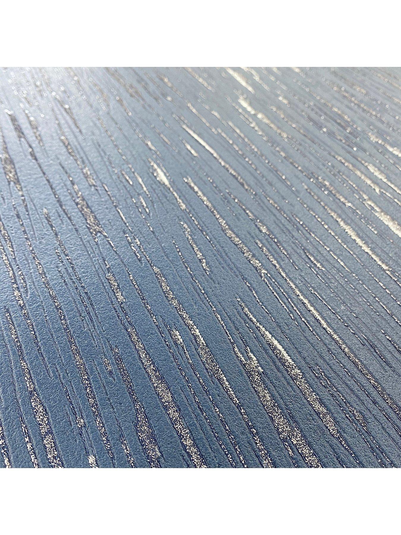 Muriva Nala Textured Wallpaper Blue Very.co.uk