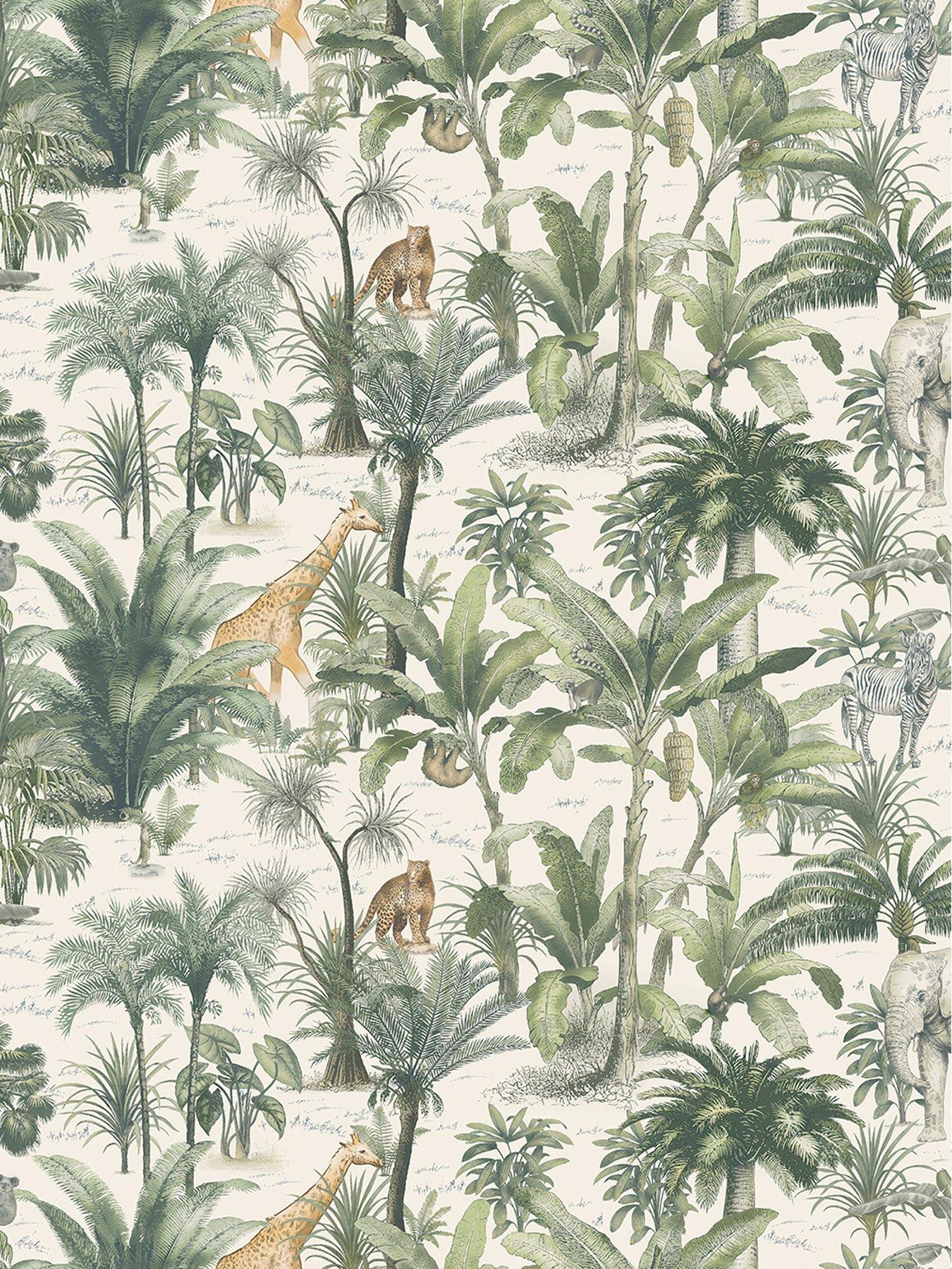 Product photograph of Muriva Safari Wallpaper from very.co.uk