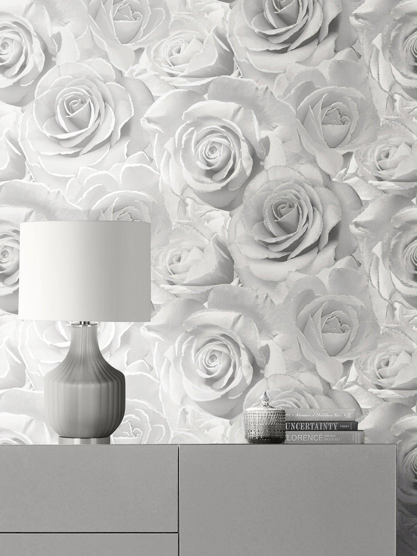 Product photograph of Muriva Madison Glitter Wallpaper from very.co.uk